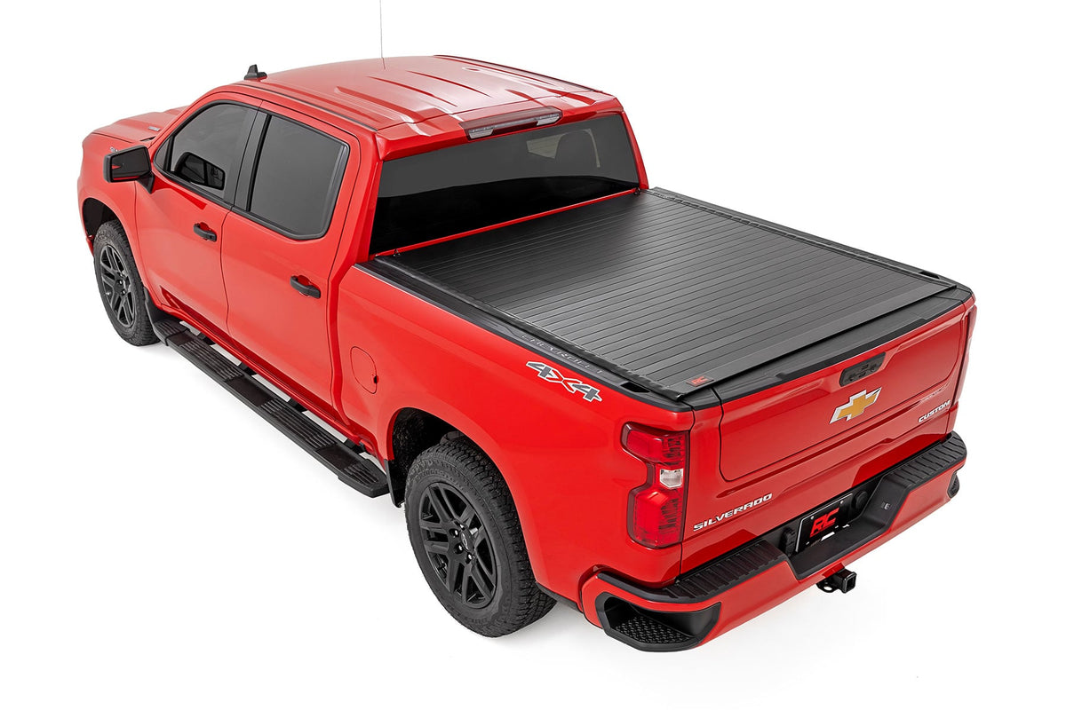Rough Country - Hard Roll Up Bed Cover - 5'10" Bed - Chevy/GMC Sierra/Silverado 1500 (19-25) - 50120580 for 2019-2025 Chevrol