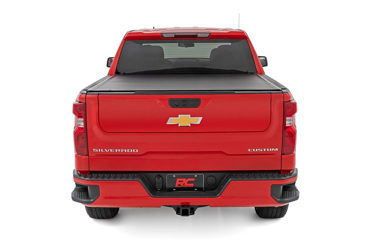 Rough Country - Hard Roll Up Bed Cover - 6'7" Bed - GM 1500 2WD/4WD (19-25) - 50210650 for 2019-2025 Chevrolet Silverado 1500
