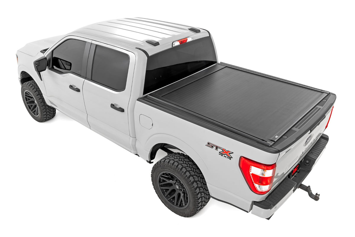 Rough Country - Powered Retractable Bed Cover - 5'7" Bed - Ford F-150 2WD/4WD (2015-2026) - 51509550 by Rough Country - detai