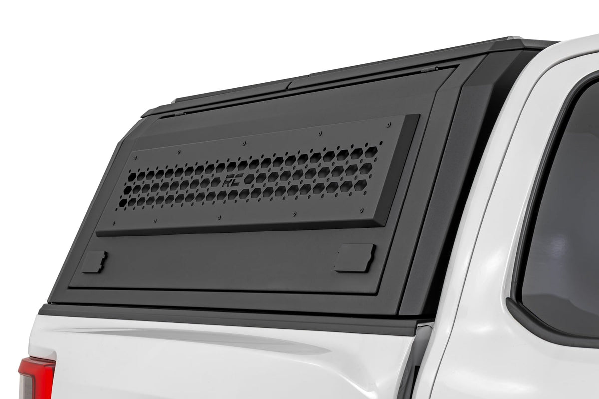 Rough Country - Truck Bed Cap - Modular - 5'7" Bed - Ford F-150 2WD/4WD (2021-2025) - 73400 for 2021-2025 Ford F 150 - instal