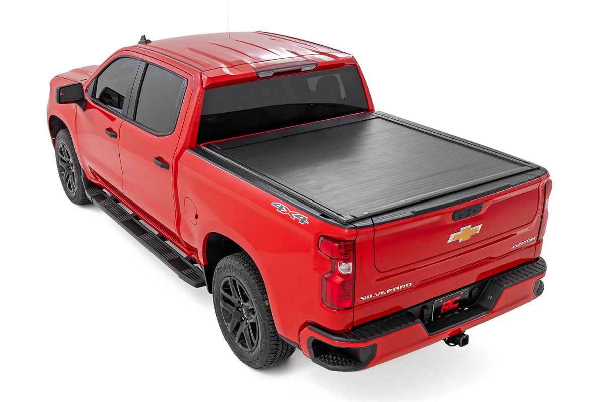 Rough Country - Powered Retractable Bed Cover - 5'10" Bed - Chevy/GMC Sierra/Silverado 1500 (19-25) - 51120580 by Rough Count