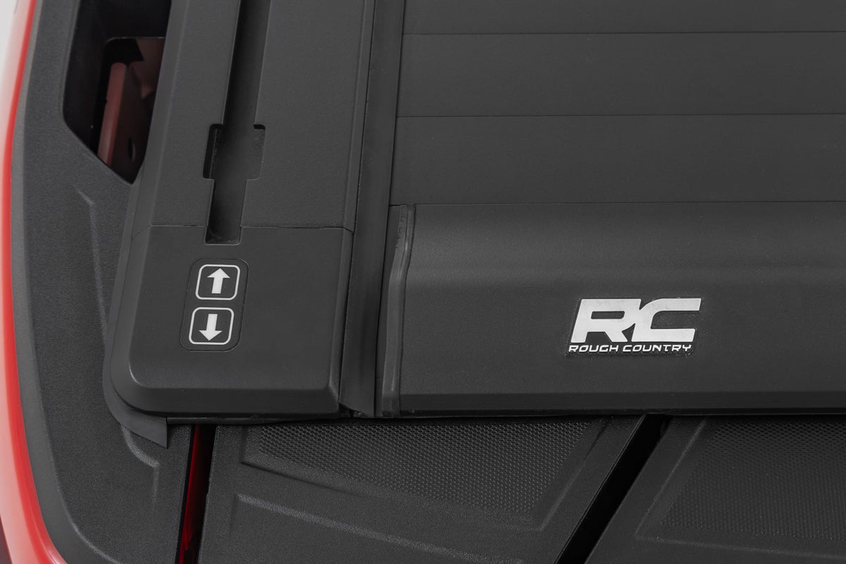 Rough Country - Powered Retractable Bed Cover - 5'10" Bed - Chevy/GMC Sierra/Silverado 1500 (19-25) - 51120580 by Rough Count