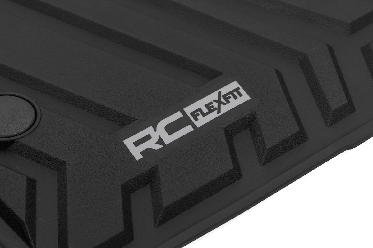 Rough Country - Floor Mats - Front & Rear - Ford Bronco 4WD (2021-2025) - FF-51602 for 2021-2025 Ford Bronco - alternate view