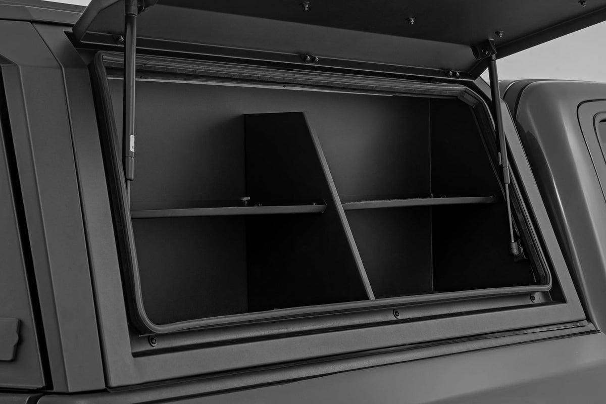 Rough Country - Bed Cap Side Shelf Storage Bin - Passengers Side - 734005 by Rough Country - close-up