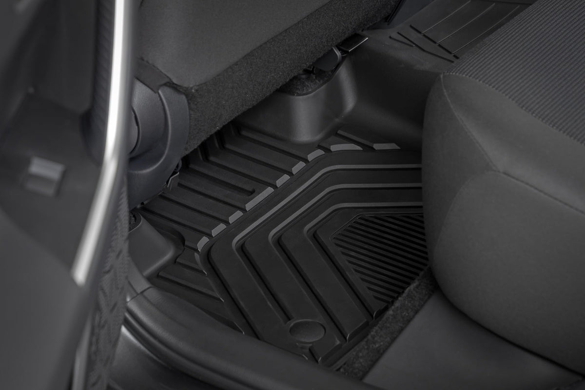 Rough Country - Flex-Fit Floor Mats - Front & Rear - Toyota RAV4 2WD/4WD (2019-2025) - FF-71602 by Rough Country - close-up