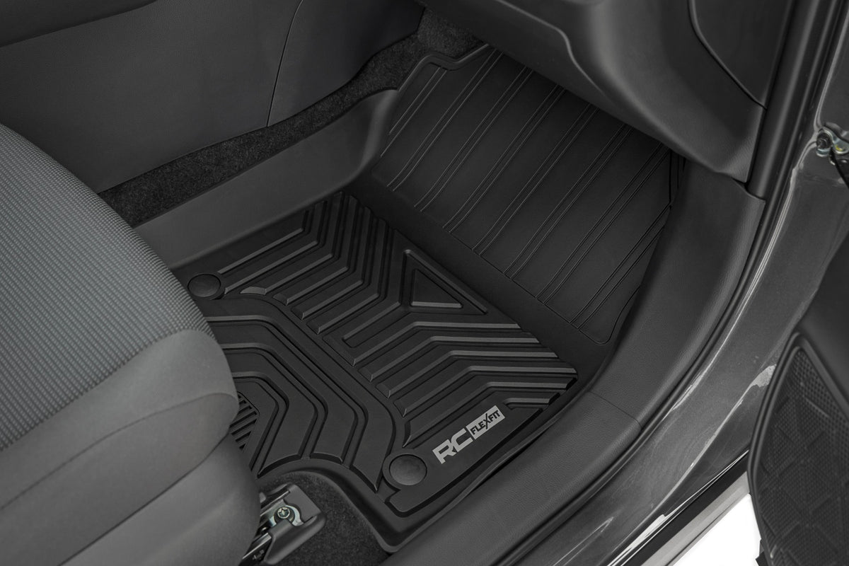 Rough Country - Flex-Fit Floor Mats - Front & Rear - Toyota RAV4 2WD/4WD (2019-2025) - FF-71602 by Rough Country - installed 