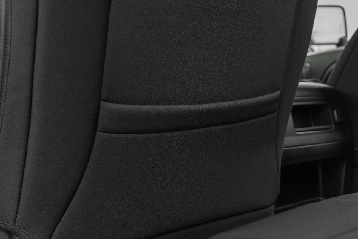 Rough Country - Seat Covers - FR Bucket & RR 60/40 Bench - Chevy/GMC 2500HD/3500HD (14-25) - 91070 by Rough Country - detail 