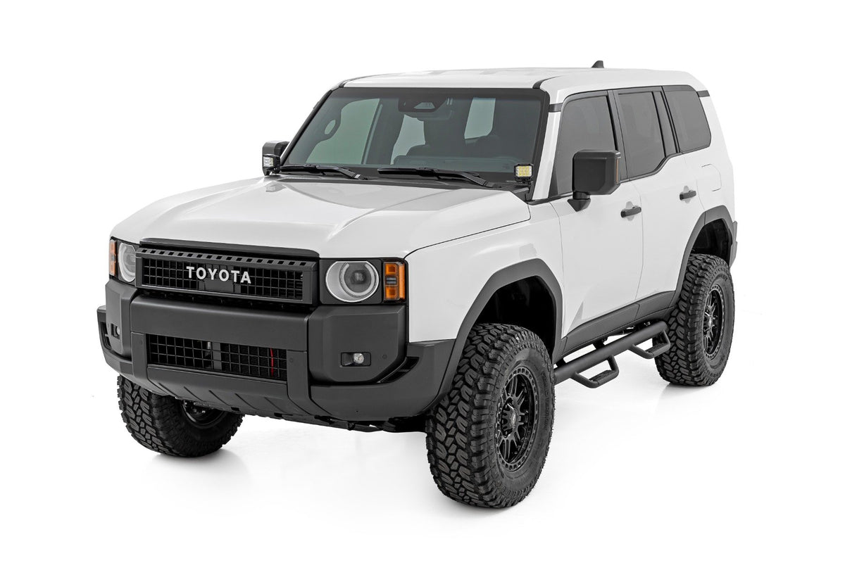 Rough Country - LED Light Kit - Ditch Mount - 2" Black Pair - Flood - Toyota Land Cruiser (24-25) - 72113 by Rough Country - 