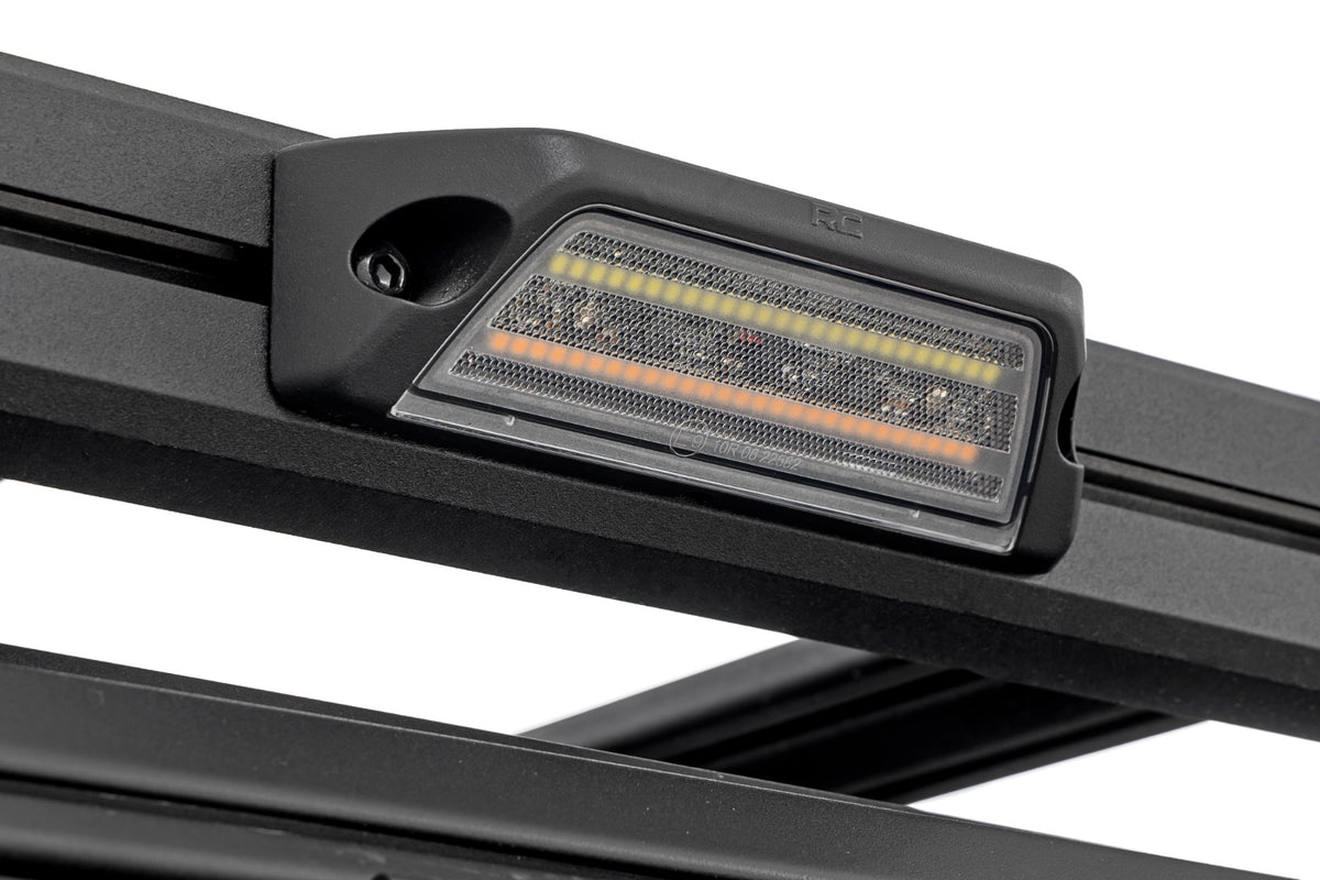 Rough Country - 6 Inch LED Angled Light Pods - White/Amber - Pair