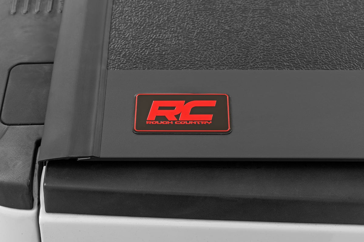 Rough Country - Hard Low Profile Bed Cover - 6'7" Bed - Ford F-150 2WD/4WD (2004-2014) - 47214650B for 2004-2014 Ford F 150 -
