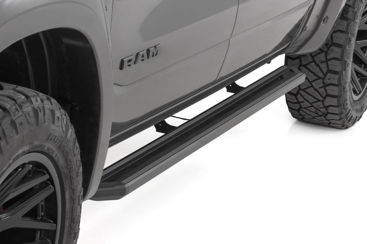 Rough Country - Multi-Color LED Running Boards - Crew Cab - Ram 1500 (19-25)/1500 TRX (21-24) - 55004 by Rough Country - clos