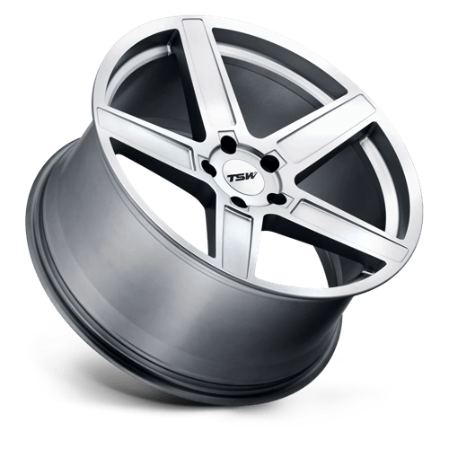 TSW Ascent 20X8.5 5X120 +35MM Matte Titanium Silver