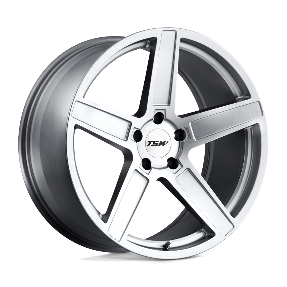 TSW Ascent 20X8.5 5X120 +35MM Matte Titanium Silver