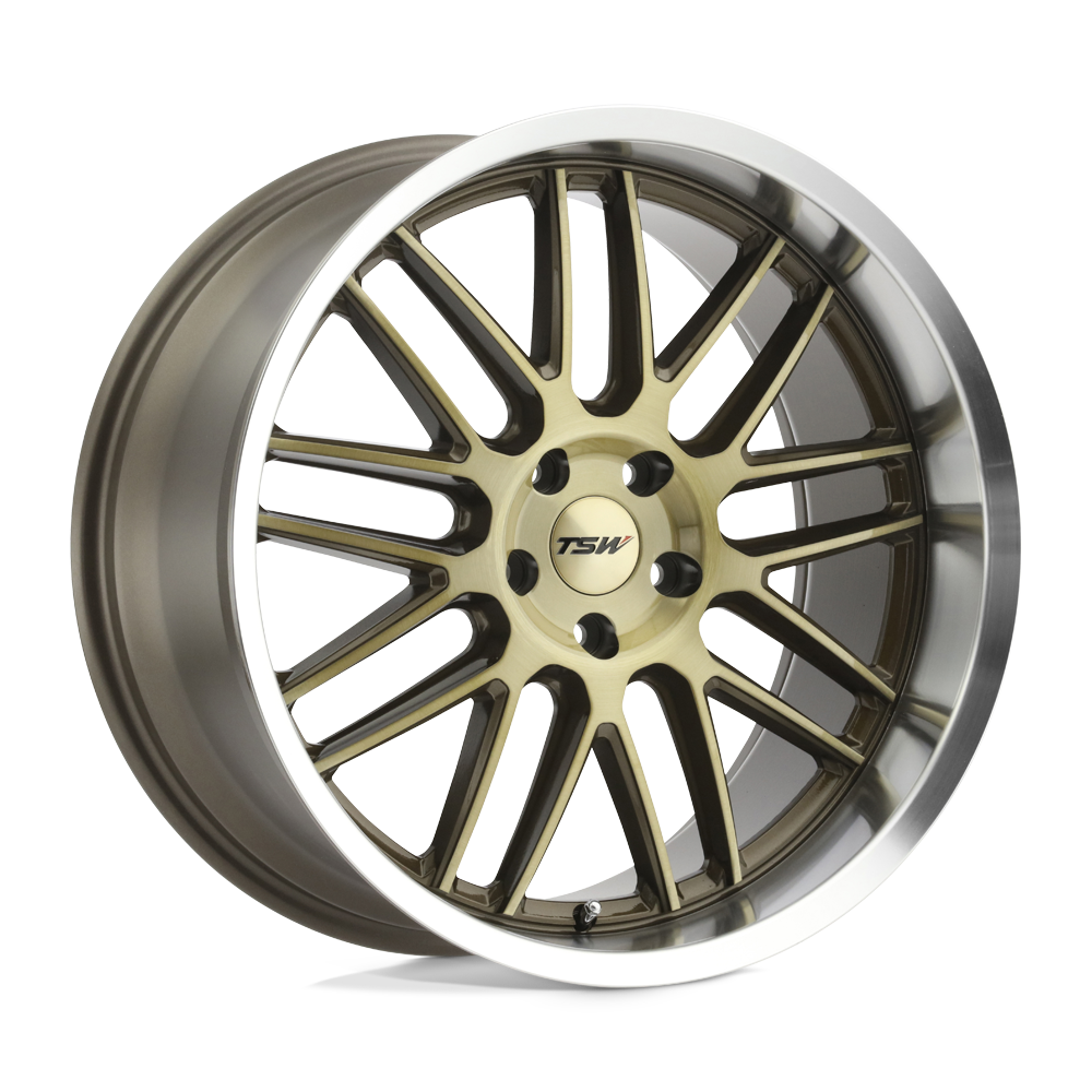 TSW Avalon 20X10 5X114.3 +25MM Bronze W/ Bronze Face & Mach