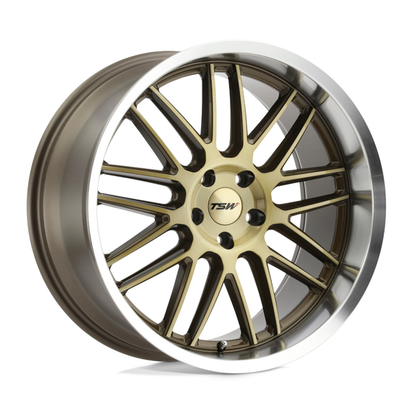 TSW Avalon 20X10 5X114.3 +25MM Bronze W/ Bronze Face & Mach