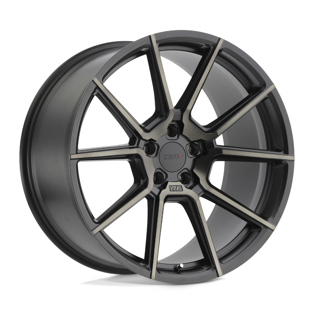 TSW Chrono 21X10.5 5X120 +35MM Matte Black W/ Mach Dark Face