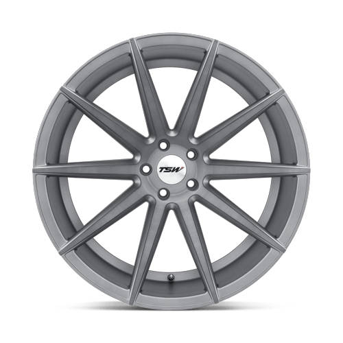 TSW Clypse 20X8.5 5X120 +20MM Titanium W/ Matte Brushed Face