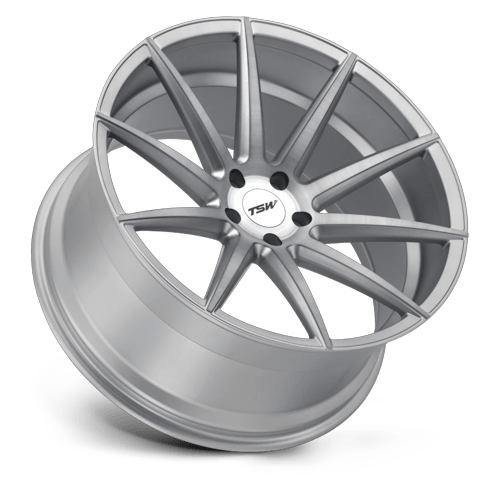 TSW Clypse 20X10 5X114.3 +40MM Titanium W/ Matte Brushed Face