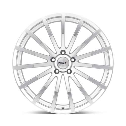 TSW Mallory 20X10 5X114.3 +25MM Silver W/ Mirror Cut Face