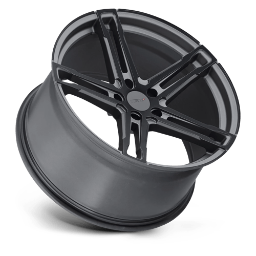 TSW Mechanica 20X8.5 5X114.3 +40MM Matte Gunmetal W/ M-Black Face