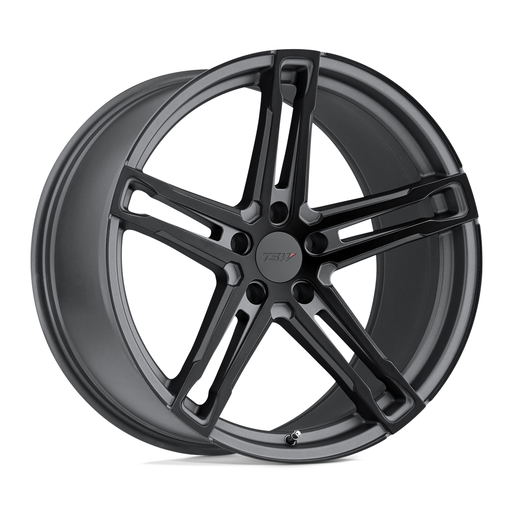 TSW Mechanica 20X8.5 5X114.3 +40MM Matte Gunmetal W/ M-Black Face