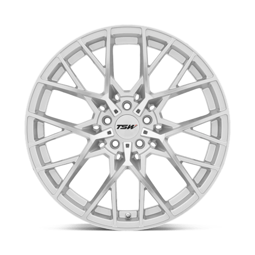 TSW Sebring 17X8 5X108 +40MM Silver W/  Mirror Cut Face