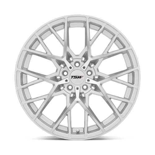TSW Sebring 20X8.5 5X114.3 +30MM Silver W/  Mirror Cut Face