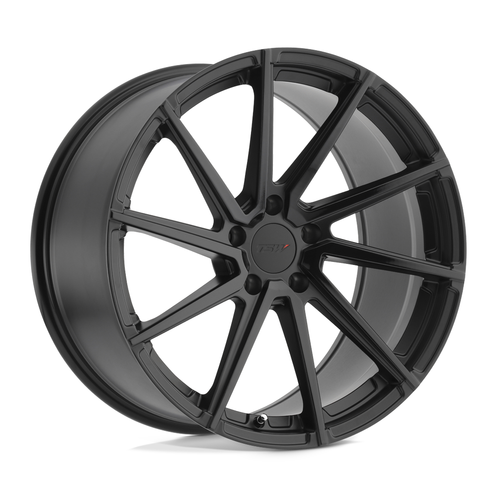 TSW Watkins 18X9.5 5X112 +39MM Double Black - M-Blk W/ G-Blk