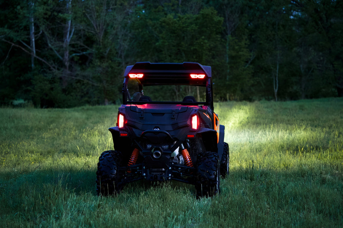 AlphaRex Arrow-X  Universal Multi-Functional Off-Road L.E.D Chase Light - Clear - 940021 by AlphaRex - angle view