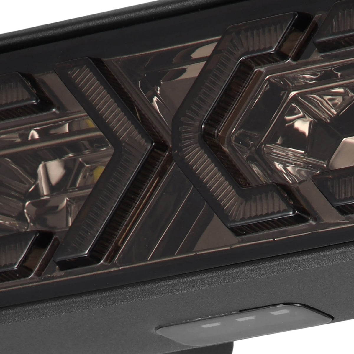AlphaRex Arrow-X  Universal Multi-Functional Off-Road L.E.D Chase Light - Black Smoke - 940019 by AlphaRex - installed view