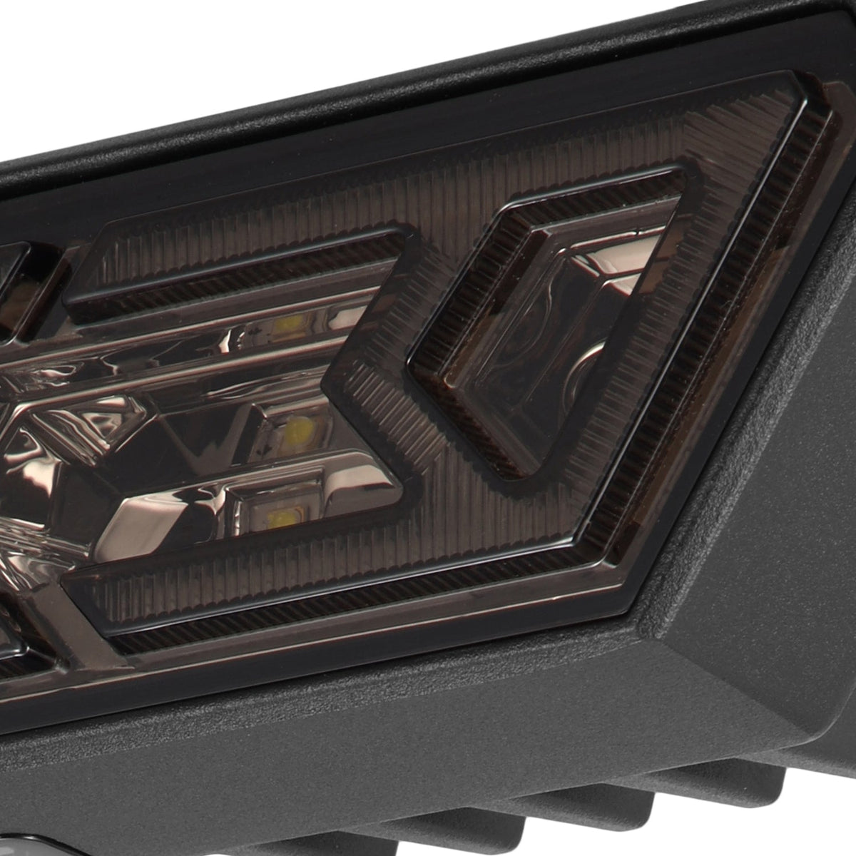 AlphaRex Arrow-X  Universal Multi-Functional Off-Road L.E.D Chase Light - Black Smoke - 940019 by AlphaRex - detail view