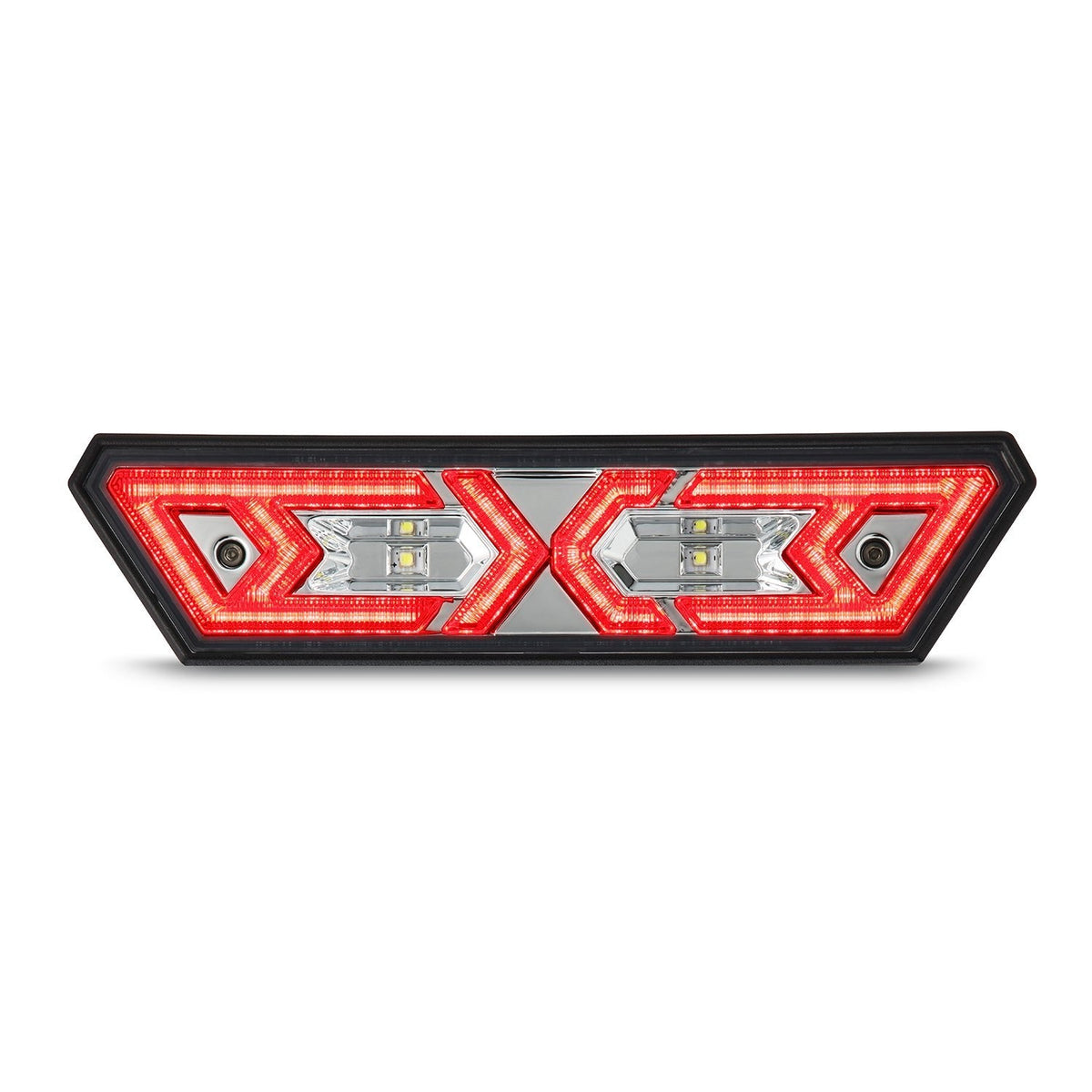 AlphaRex Arrow-X  Universal Multi-Functional Off-Road L.E.D Chase Light - Clear - 940021 by AlphaRex - close-up