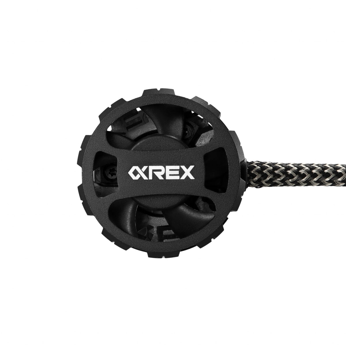 AlphaRex Black Ammo Panoramic LED Light Bulbs - H11 - 110011 by AlphaRex - angle view