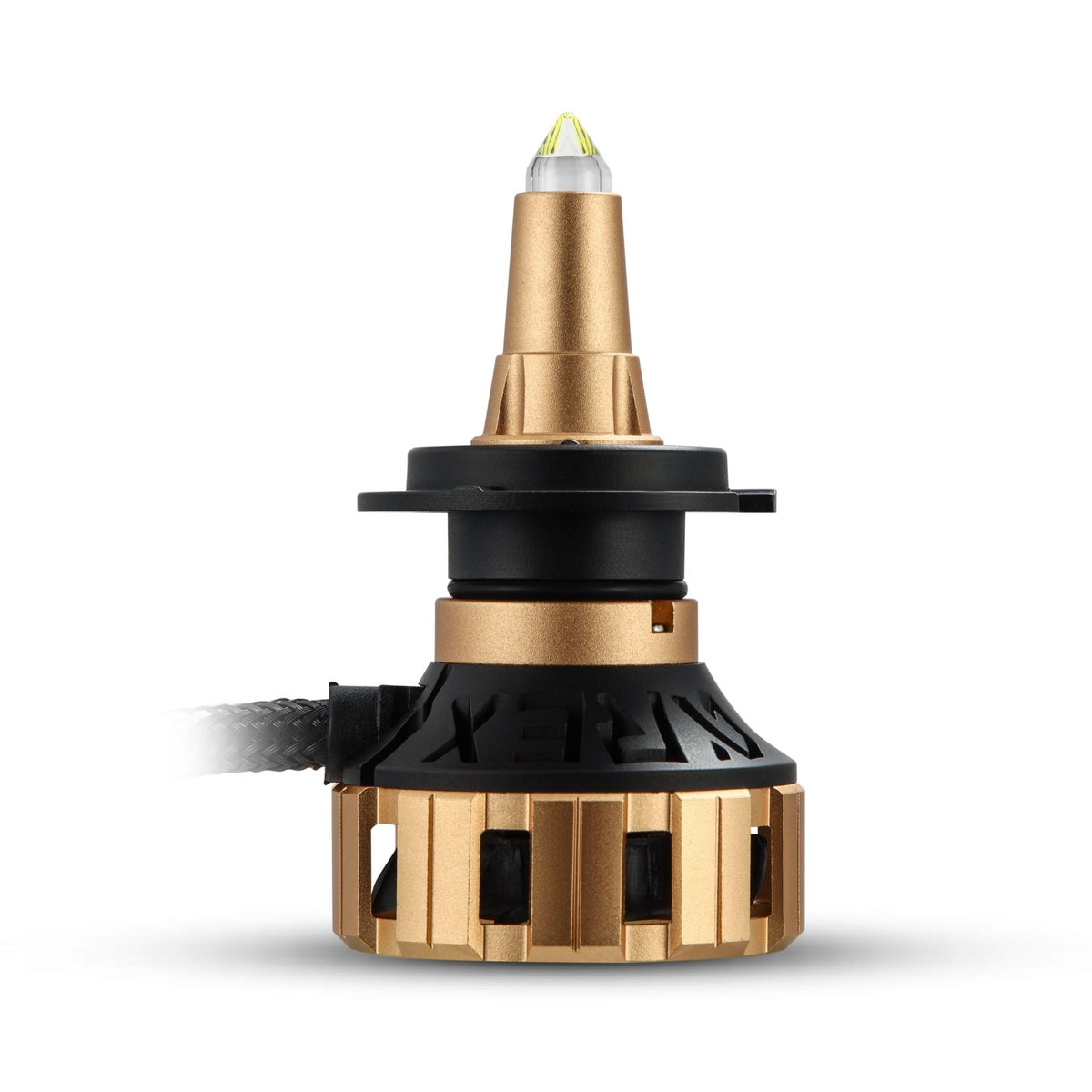AlphaRex Gold Ammo Panoramic LED Light Bulbs - 9006 - 110004 by AlphaRex - close-up