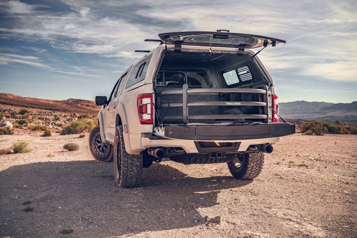 AMP Research 16-22 Toyota Tacoma Bedxtender HD Sport - Silver - 74802-00A