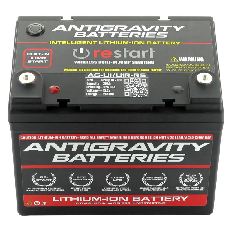AntiGravity Group-U1 / U1R Lithium Auto Battery - AG-U1-20-RS
