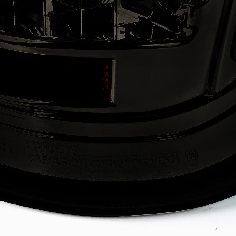 Spec-D Tuning - 2009-2014 Ford F-150 LED Tail Lights (Chrome Housing/Smoked Lens) - LT-F15009GLED-TM