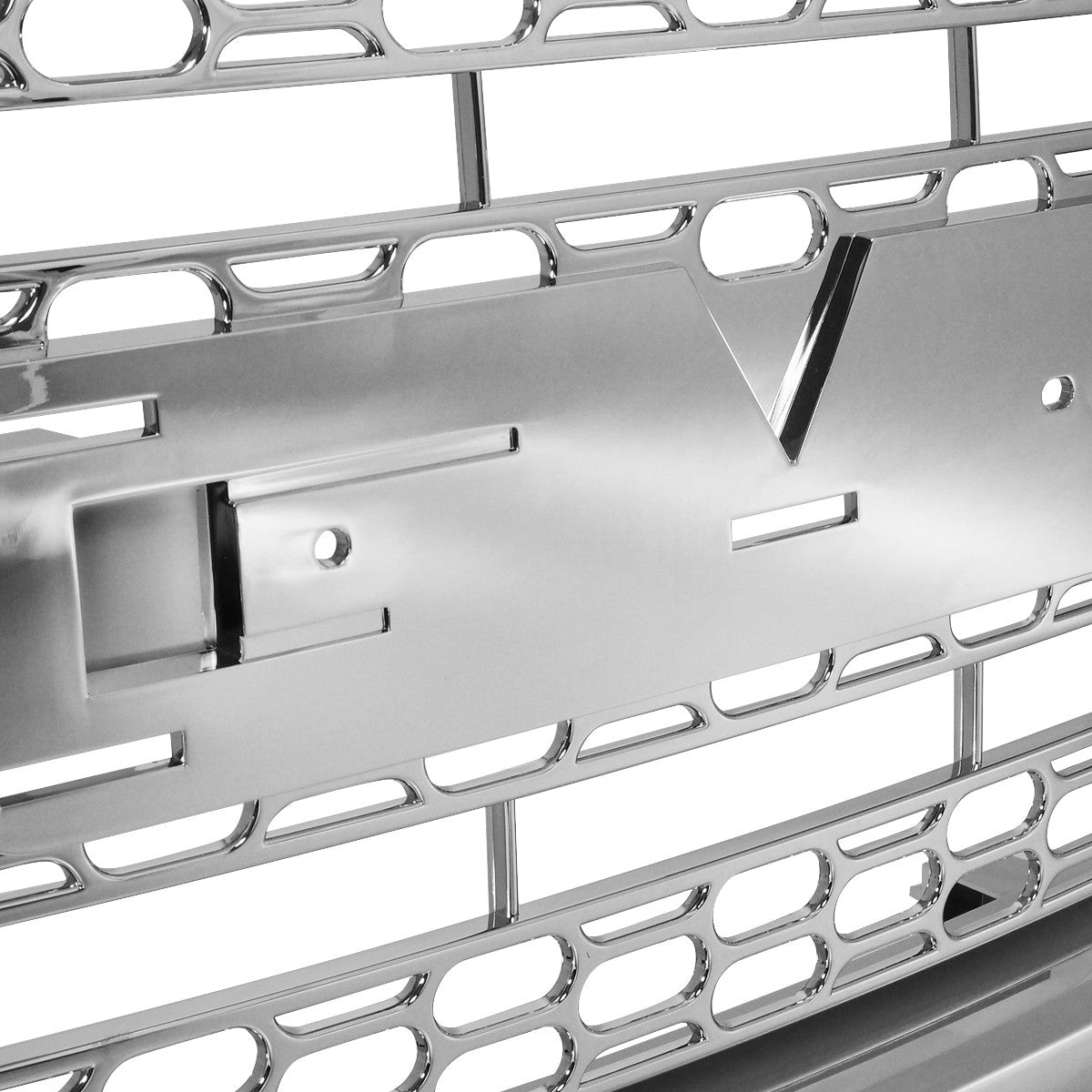 Spec-D Tuning - 2007-2013 GMC Sierra 1500 Chrome ABS Mesh Grille - HG-GMC07CV2