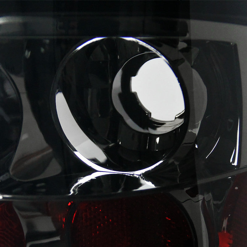 Spec-D Tuning - 2007-2014 Chevrolet Silverado LED Tail Lights (Chrome Housing/Smoked Lens) - LT-SIV07GLED-TM