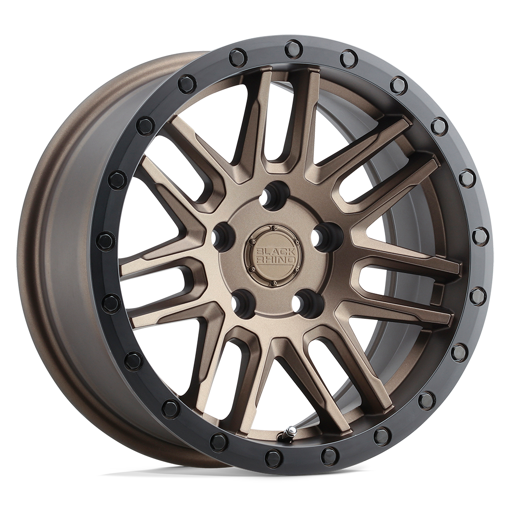 Black Rhino Hard Alloys Arches 18X8 5X108 +30MM Bronze W/ Black Ring