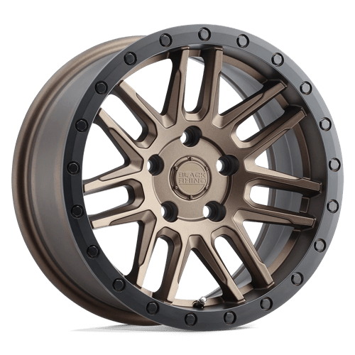Black Rhino Hard Alloys Arches 18X8 5X108 +30MM Bronze W/ Black Ring