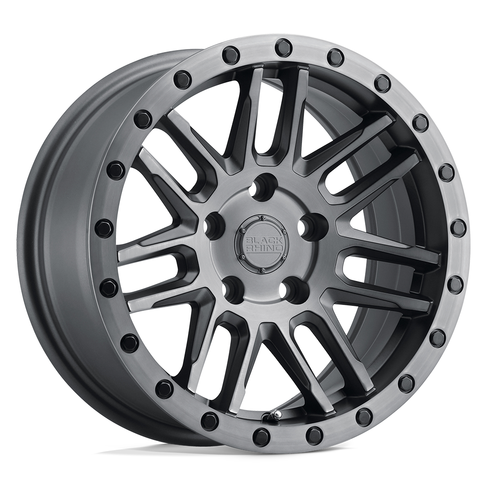 Black Rhino Hard Alloys Arches 20X9.5 5X127 -18MM Matte Brushed Gunmetal Blk Blt