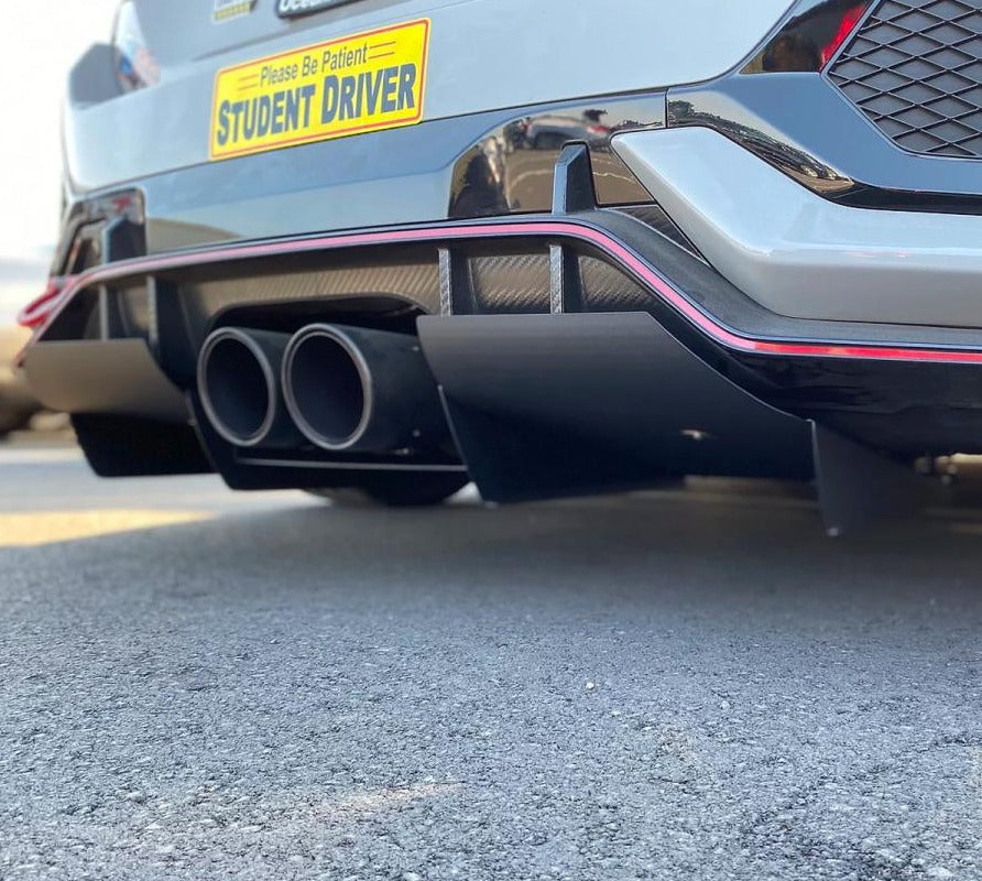 Verus Engineering - Honda Civic Type-R 2017-2020 - Rear Diffuser Kit