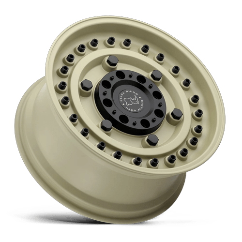Black Rhino Hard Alloys Armory 18X9.5 BLANK +6MM Desert Sand