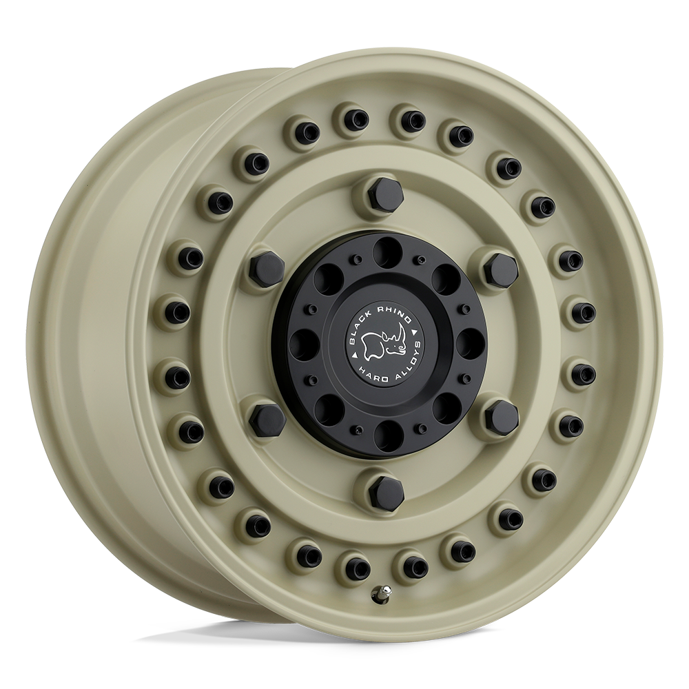 Black Rhino Hard Alloys Armory 20X9.5 8X165.1 +6MM Desert Sand