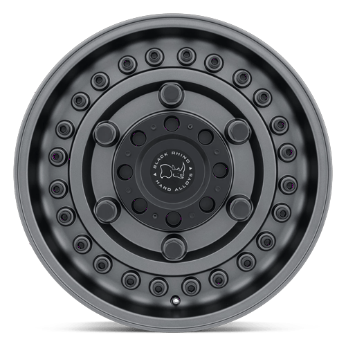 Black Rhino Hard Alloys Armory 18X9.5 8X165.1 -18MM Gun Black