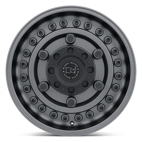 Black Rhino Hard Alloys Armory 20X9.5 BLANK +12MM Gun Black