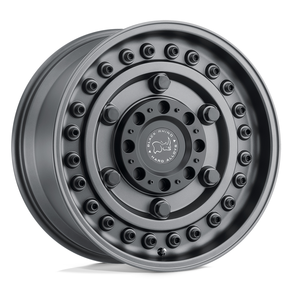 Black Rhino Hard Alloys Armory 18X9.5 5X127 -18MM Gun Black