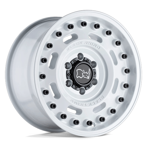 Black Rhino Hard Alloys Axle 17X9.5 6X139.7 -18MM Gloss White