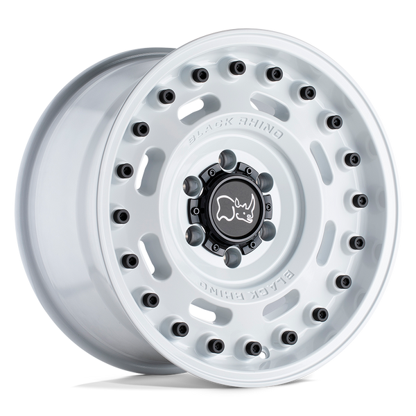 Black Rhino Axle 20X9.5 6X139.7 -18MM Gloss White